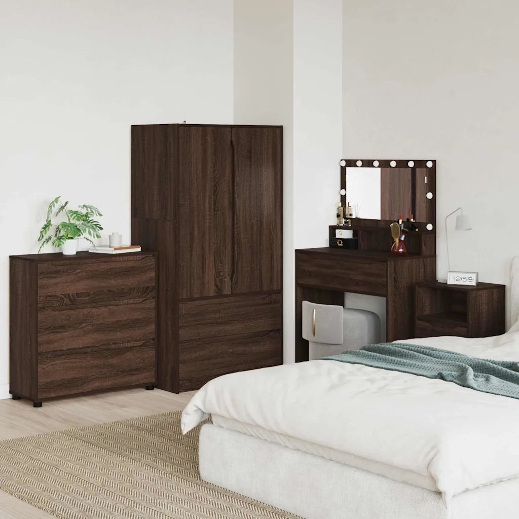 Armadio Rovere Marrone 80 x 31 x 81 cm Legno multistrato
