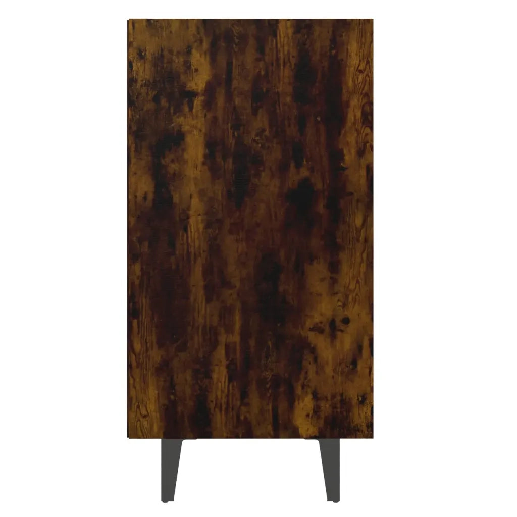 Credenza | Madia | Buffet da pranzo | Armadio da pranzo Rovere Fumo 103,5x35x70 cm in Truciolato