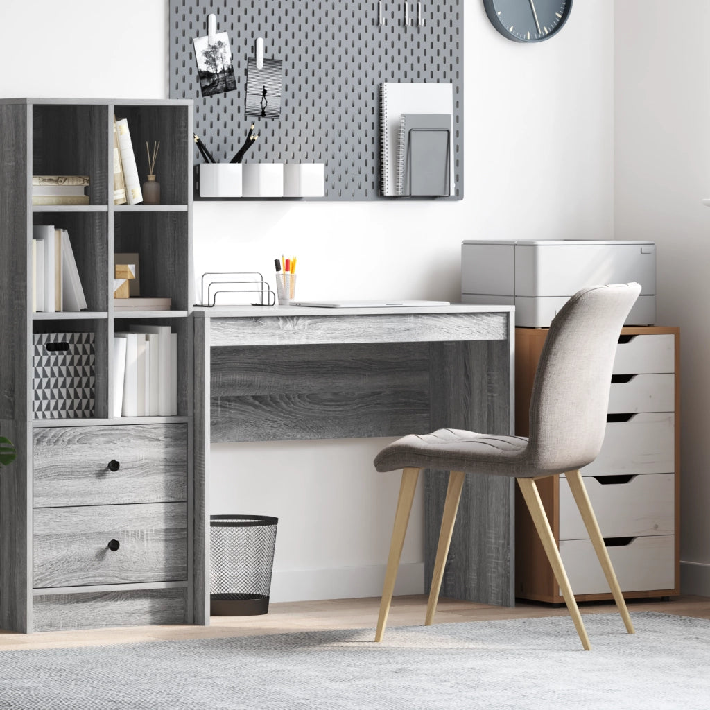 Scrivania Grigio sonoma Legno ingegnerizzato 90 x 40 x 76 cm