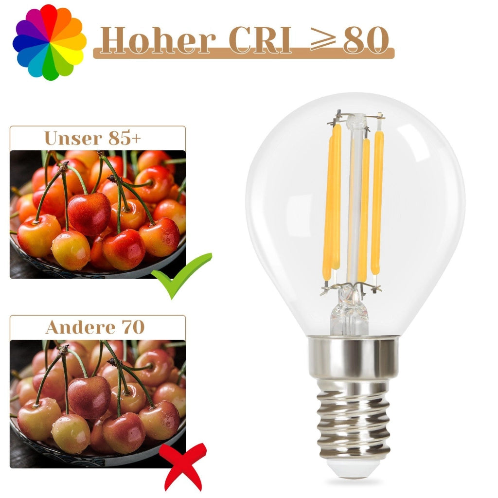 ZMH Bombilla LED Bombilla Edison Vintage Blanco Cálido Filamento Vintage para Hotel Casa