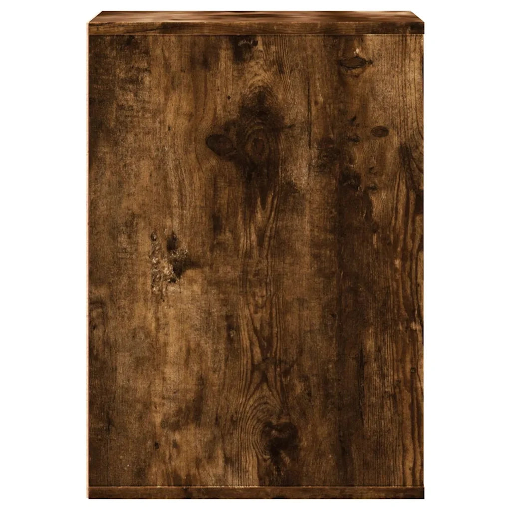 vidaXL Cassettiera Angolare Rovere Fumo 40x41x58cm Legno Multistrato