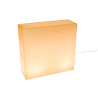 Vaso Luminoso da Esterno 79x74,7x29,1 cm In Polietilene Elegnace Led Bianco Caldo
