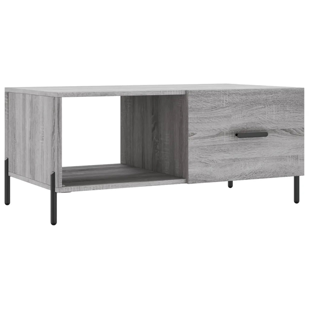 Tavolino da Salotto Grigio Sonoma 90x50x40 cm Legno Multistratocod mxl 80926
