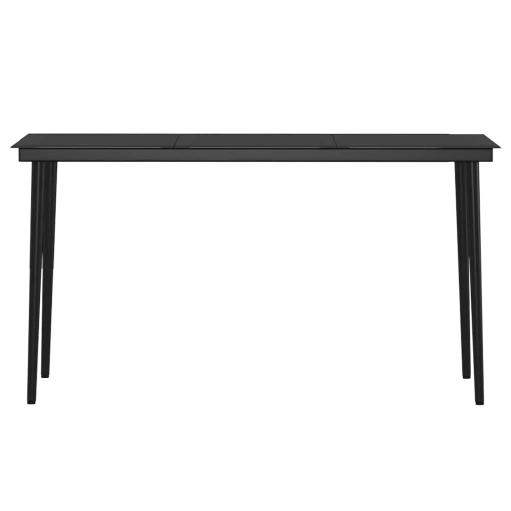 Set di mobili da pranzo da giardino da 5 pezzi con cuscini marrone/nero 02_0014618