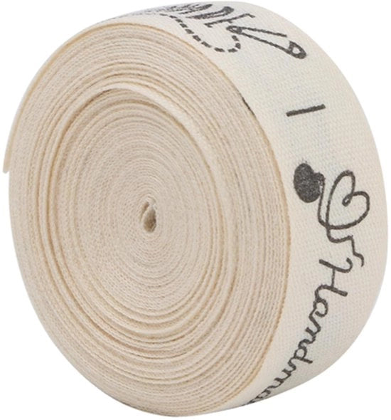 Tessuto di cotone 1,5 cm largo - decorativo - 5 metri per rotolo