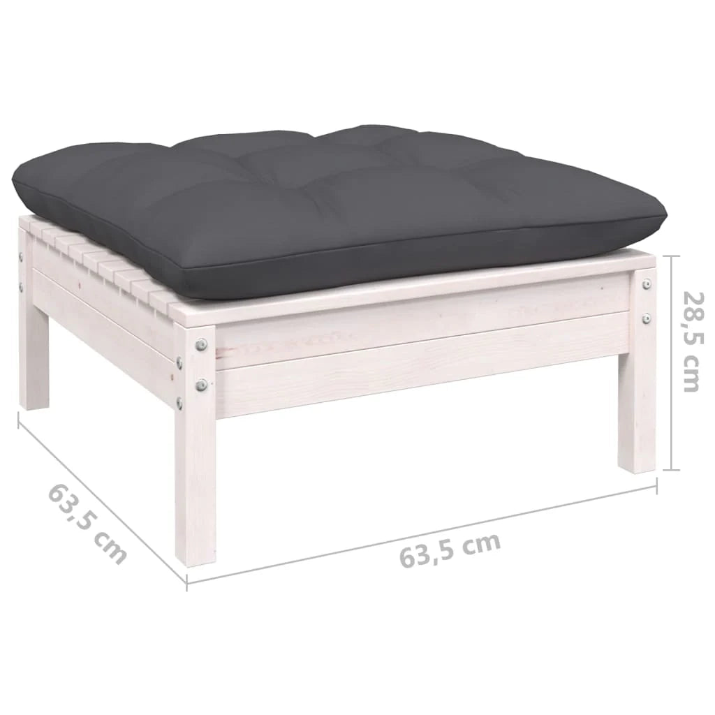 Set di mobili da giardino mobili da esterno set da 3 pezzi con cuscini legno di pino antracite 02_0015917