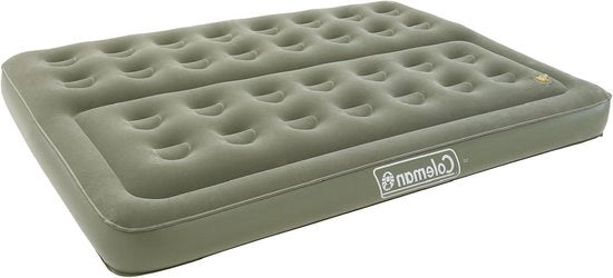 Letto Comfortabile a Doppia Piazza Indoor- Outdoor - Materasso a Lattughe per 2 Persone - Letto a Piumino per Campeggio - Escursioni - Trekking - Festival - 188 x 137 x 22 cm - 295 kg