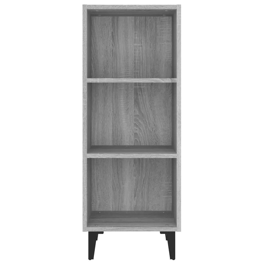 Credenza Grigio Sonoma 34,5x32,5x90 cm in Legno Multistrato 817424