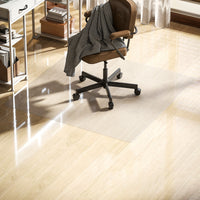 Tappetino per Sedia Ufficio Salvapavimento 120x120 cm in Plastica Trasparente