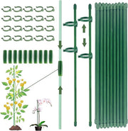 Supporto per piante 90 pezzi per orchidee e piante da appartamento - Asta di sostegno e vassoio per fiori