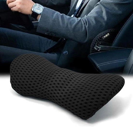 Cuscino per schienale della sedia da ufficio - cuscino lombare ergonomico con cintura elastica rimovibile