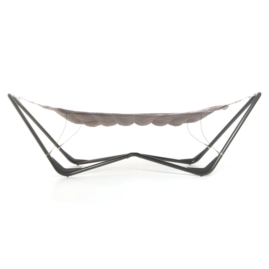 Amaca da Giardino a Gondola 336x130 cm in Poliestere Grigio