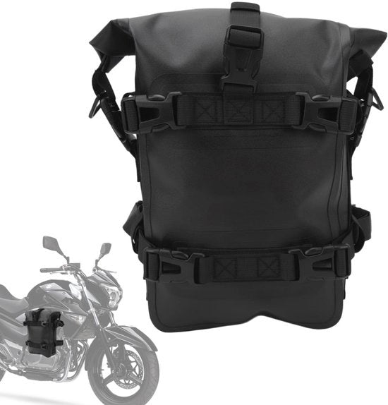 Zak da Motorfissa 4L - TPU Impermeabile - Pannelli Antiscivolo - Disegno Riflettente - Tas con Barra di Protezione - Durevole e Resistente ai Solleticolli - Accessori per Moto