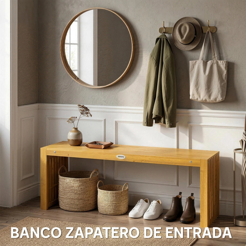Panchina da Giardino in Legno 2 Posti ¨C Zephmum ¨C 110 cm Grigio