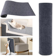 Krabbastro per gatti, piastra di gatto in autoadesivo (grigio, 200 x 40 cm), protezione per piastra di gatto, piastra di gatto, piastra di protezione per gatti, protezione per piastra di gatto