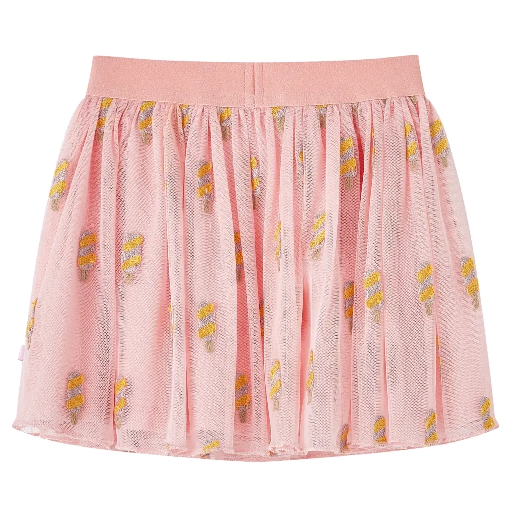 Gonna da Bambina con Tulle Rosa Chiaro 140 CFW6711184