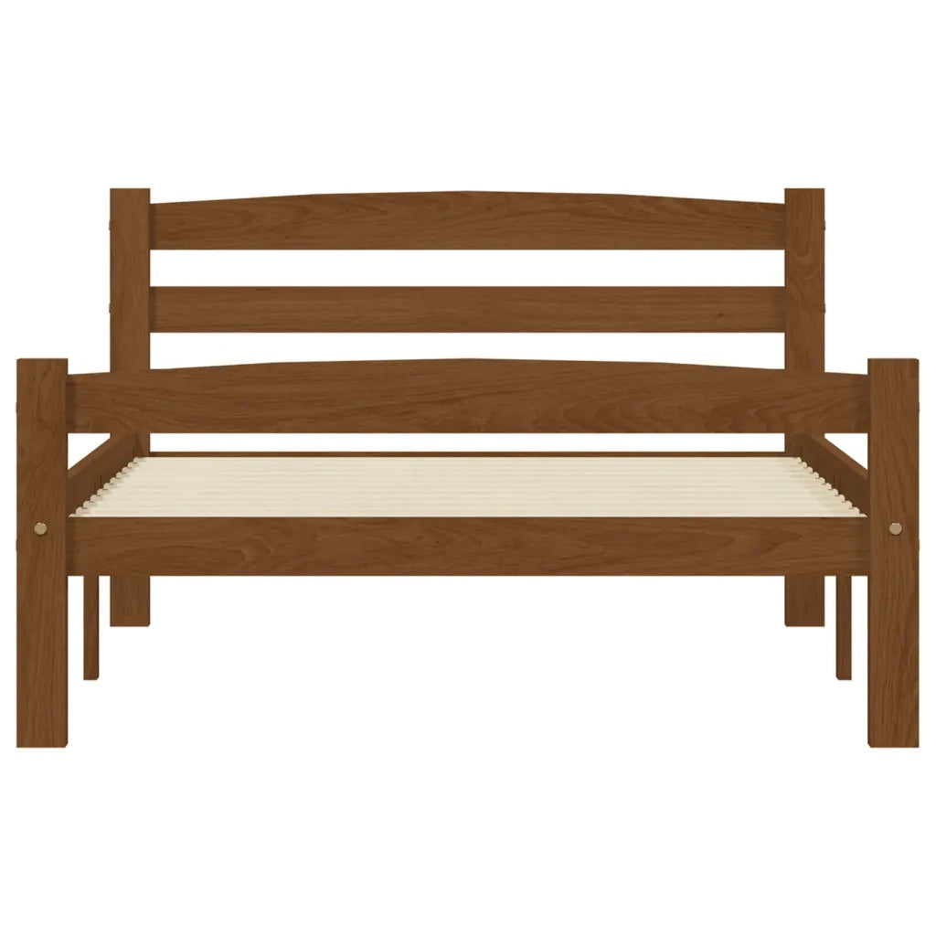 Giroletto senza Materaso Ambrato in Legno di Pino 100x200cm 322076