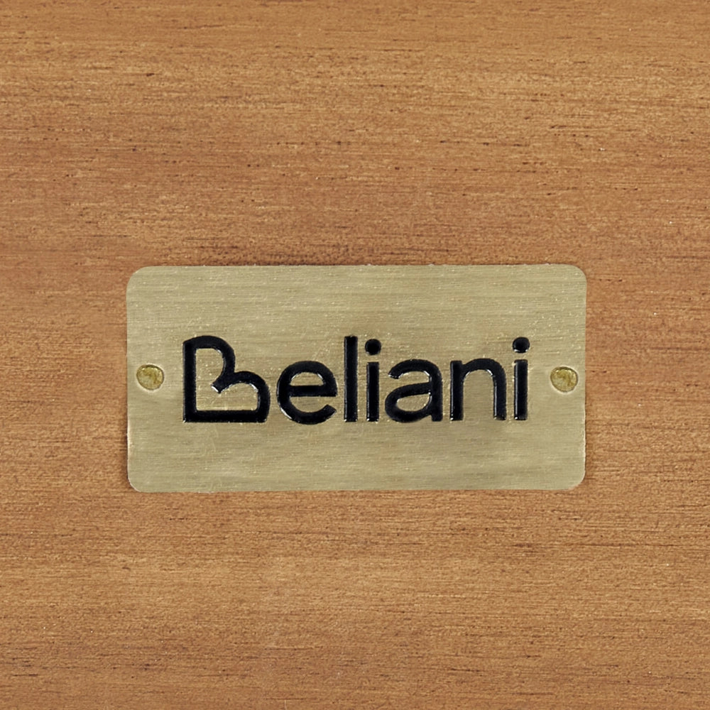 Divano da giardino in legno di acacia 3 posti beige chiaro cuscino da seduta con imbottitura a doghe design patio esterno stile moderno