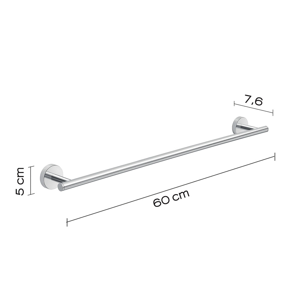 Set 2 portasalviette di GEDY linea Eros cromato