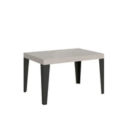 Tavolo allungabile 120/224x90 cm Flame cashmere gambe antracite