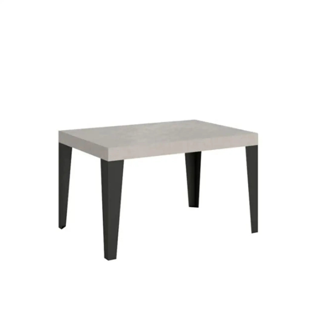 Tavolo allungabile 120/224x90 cm Flame cashmere gambe antracite