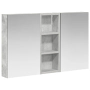 Set di Armadi da Bagno | Armadio da bagno con lo scaffale 3 pz 80 x 10,5 x 50 cm