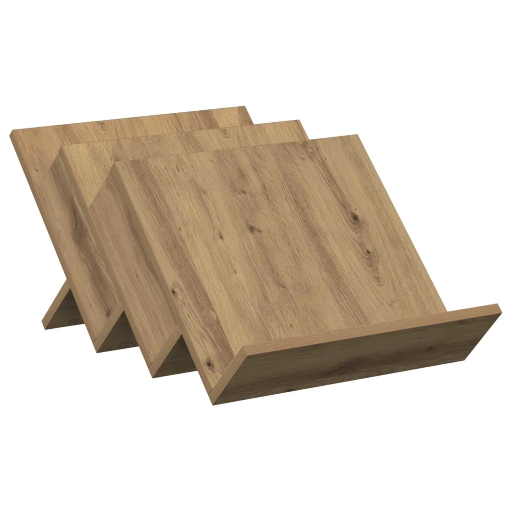 Scaffale per riviste Rovere artigianale 53 x 40 x 28,5 cm 890879