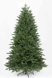 Albero di Natale Artificiale Realistico con Rami Fitti 210 cm 883 Rami Montaggio a Ombrello Verde