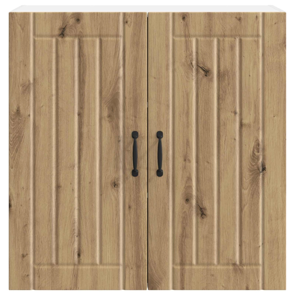 Mobile da cucina moderno e funzionale con pratico spazio contenitivo 80 x 31 x 80 cm realizzato in legno di rovere ingegnerizzato finitura artigianale 02_0054081