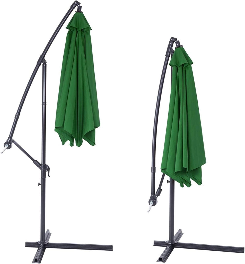 Ombrellone a Braccio Brazil Ø300cm UV50+ Manovella Idrorepellente Ombrelloni Giardino