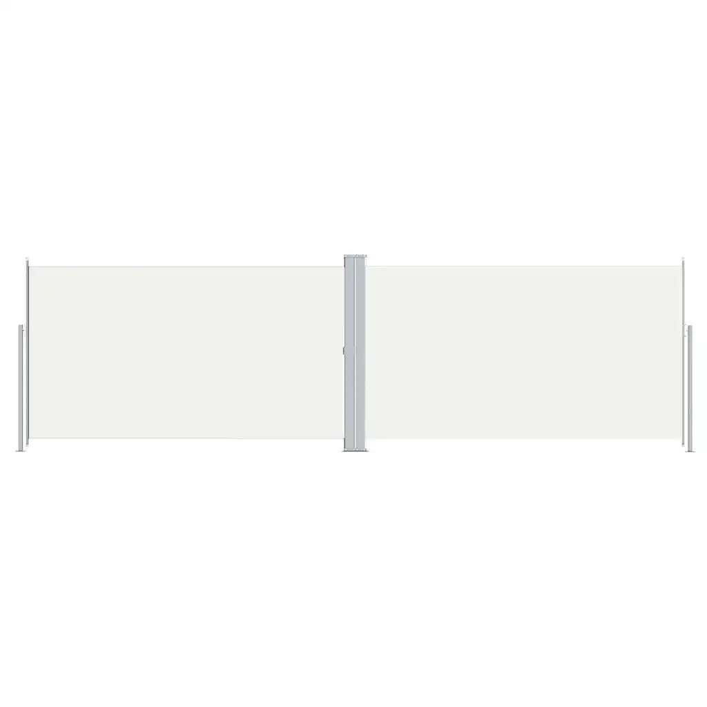 Tenda da Sole Laterale Retrattile-Tenda parasole per balcone per giardino Crema 180x600 cm 243341