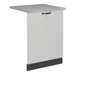 Vicco Pannello frontale della lavastoviglie Bianco casa di campagna 60 cm , PL Marmo