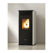 Cola Smart stufa Libera installazione Pellet Bianco