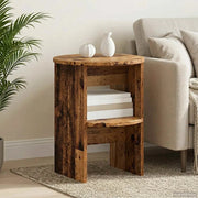 Mobile laterale 2 pcs Legno vecchio Ø40 x 50 cm 899831