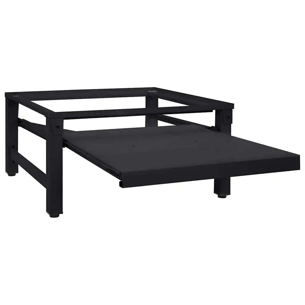 Pedestallo per Lavatrice Nero 62 x 60,5 x 32,5 cm Acciaio 42022040