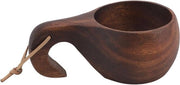 Tazza da caffè portatile in stile scandinavo - Manufattura artigianale - 220 ml - Tazza per caffè - Tazza per tè - Tazza per latte - Tazza unica in stile vichingo per uomini e donne