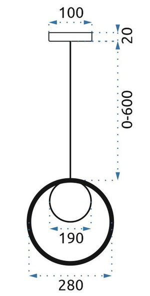 Lampada Da Soffitto Pensile Di Vetro Palla Oro Bianco Oro APP430-1CP