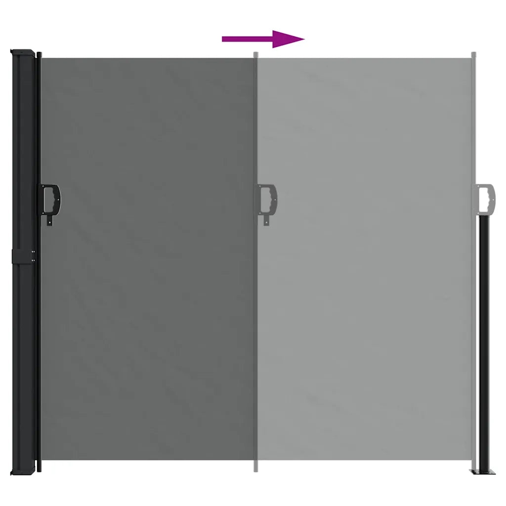 vidaXL Tenda da Sole Laterale Retrattile Antracite 180x300 cm