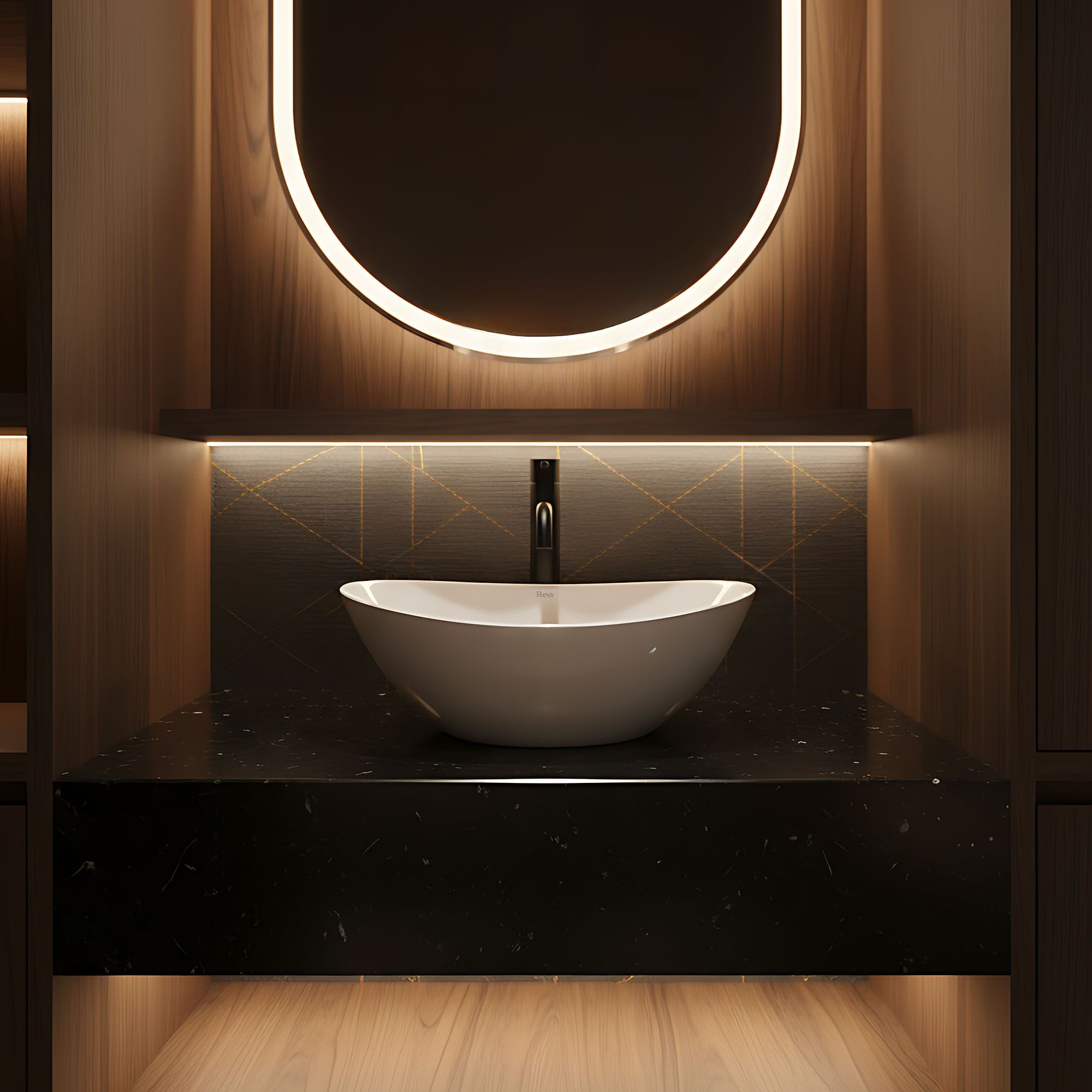 Lavabo Da Appoggio Rea Kate 45