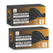 Guanti Nitrile Neri S Senza Polvere Akitaink 200 pezzi