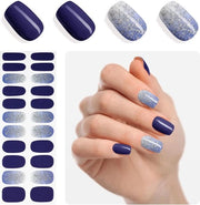 22 pezzi di adesivo per unghie autoadesivo - senza gel UV - strisce per unghie - adesivi per unghie libere - adesivo per unghie per dita