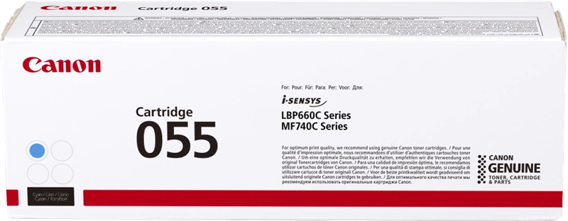 Canon 055 cartuccia toner 1 pz Originale Ciano