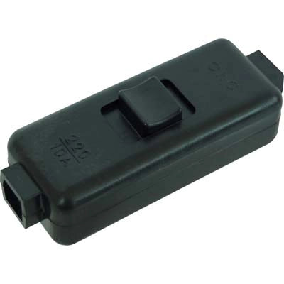 INTERRUTTORE BIPOLARE - NERO- 10 pezzi