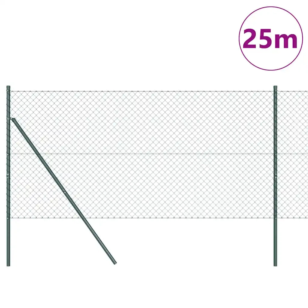 Palo della recinzione Verde 25 x 1 m (rete da 40 x 40 mm)