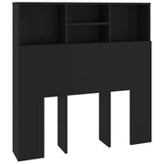 Testiera | Testata con Contenitore Nero 100x19x103,5 cm