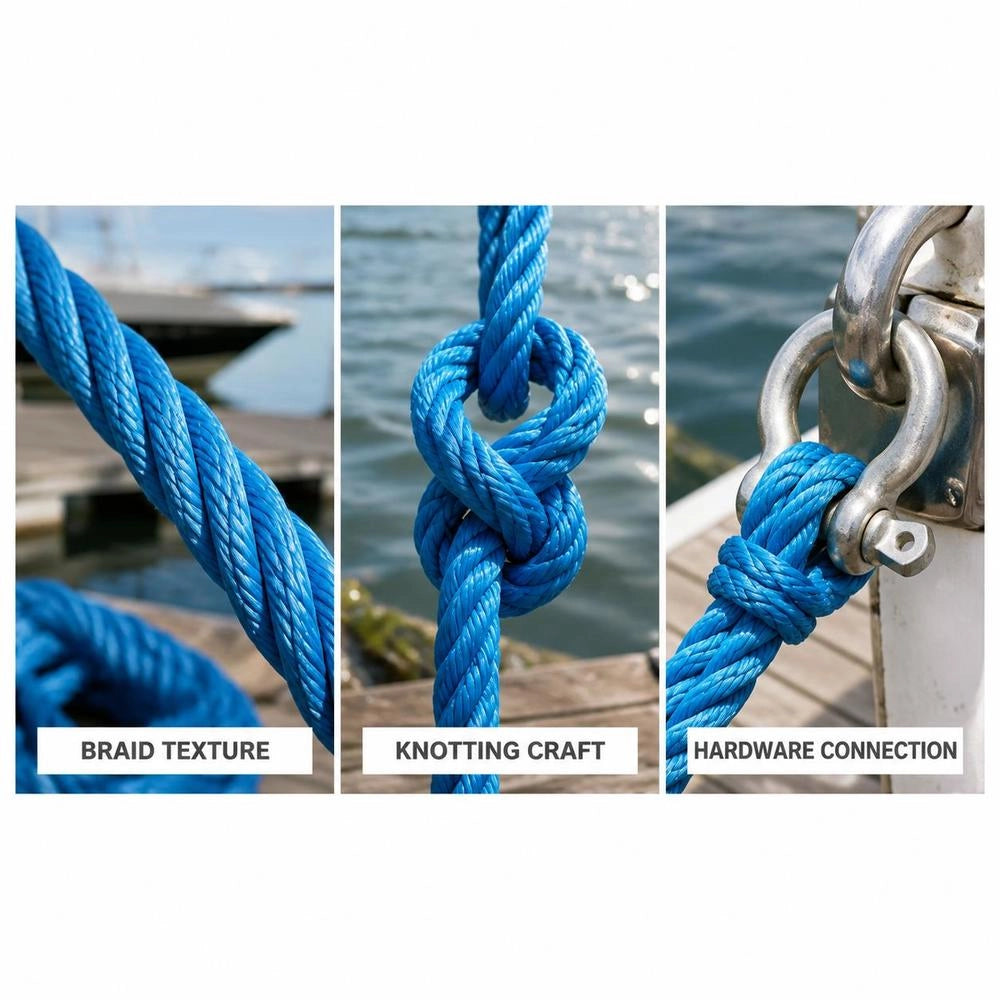 Blue Working Rope, 14 Mm, 25 M, Polypropylene
