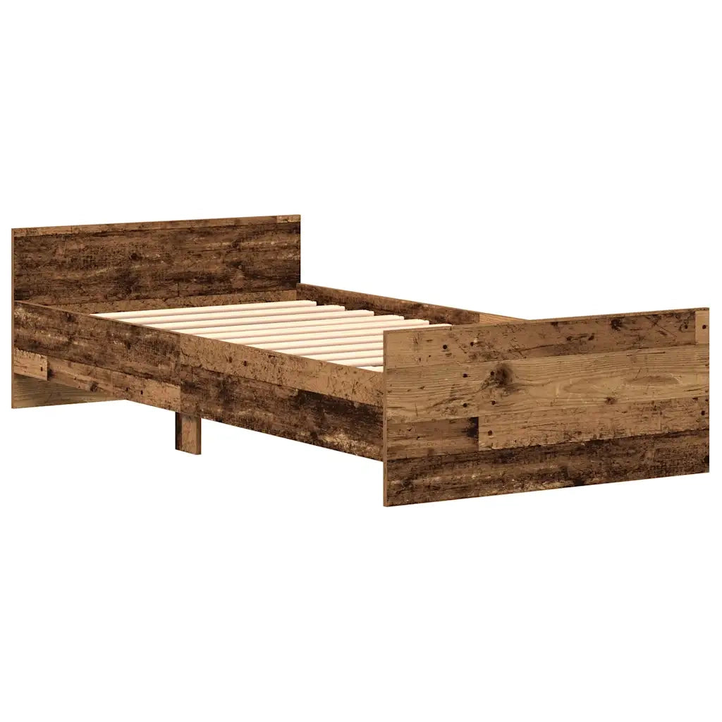 Giroletto senza Materasso Legno Antico 75x190 cm in Truciolato 862310