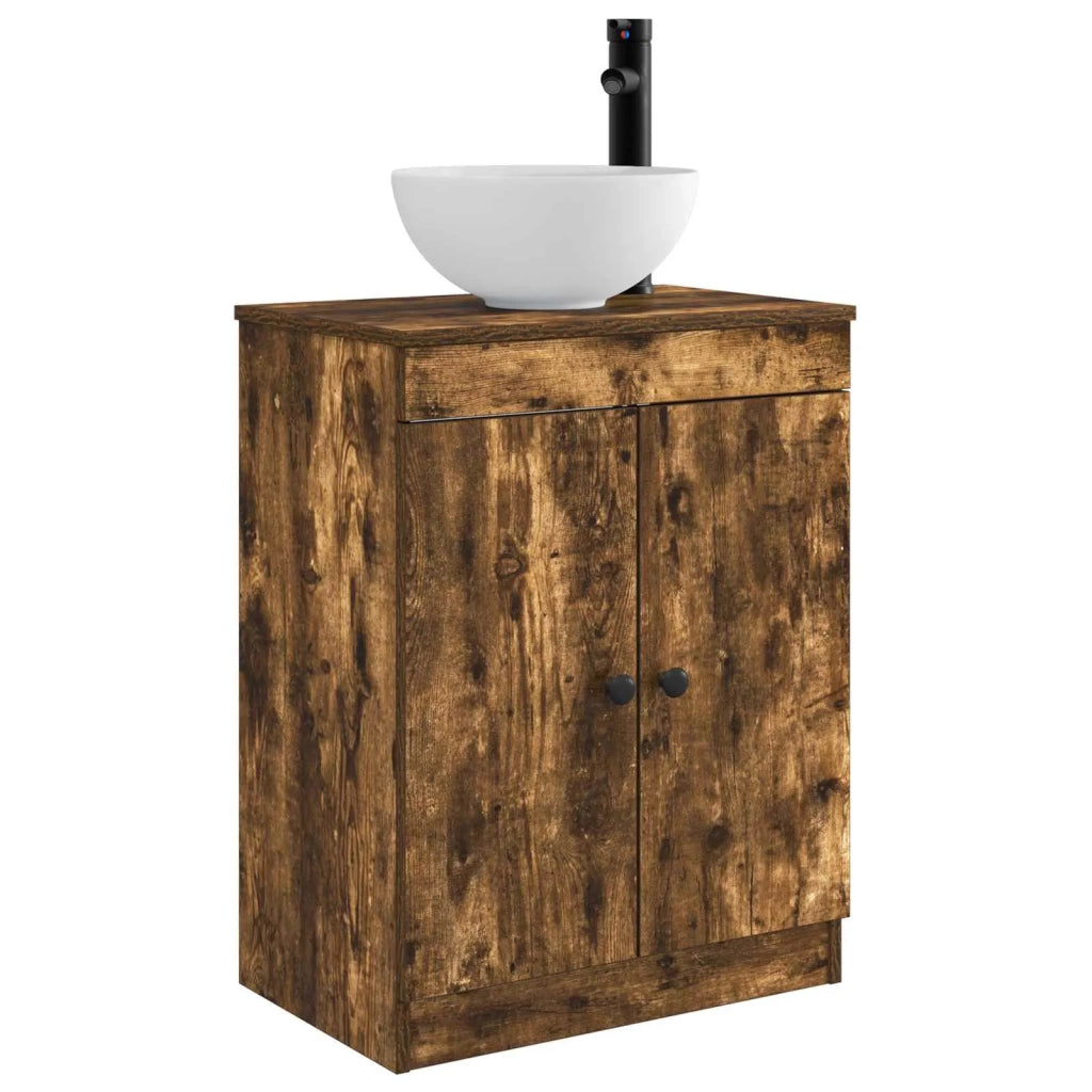 Mobile da bagno con lavabo Rovere Fumo 54 x 35 x 83 cm 890118