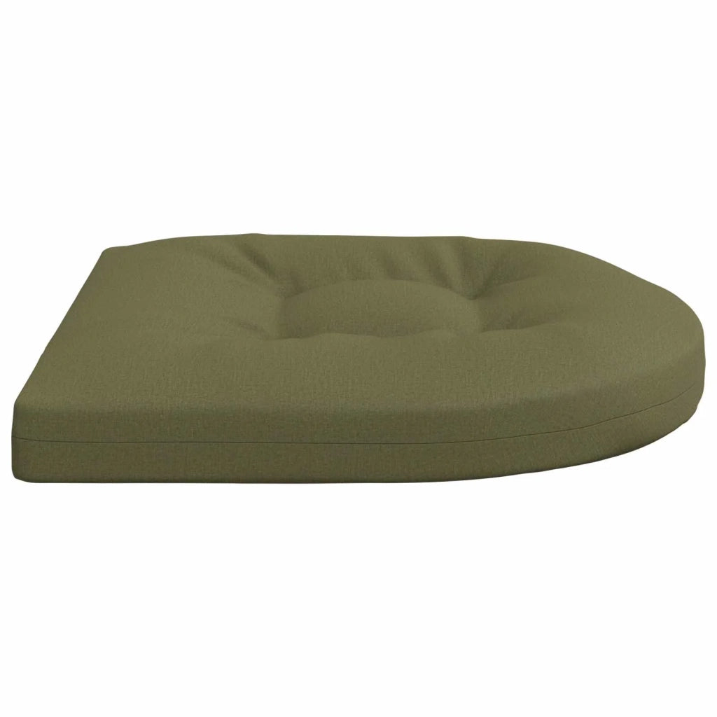 Cuscini per Sedia in 4 Pezzi 4 pz 100% Poliestere Verde Oliva 945281