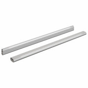 Asta per armadio 2 pz Argento 472 x 15 x 29 mm CFW1649359
